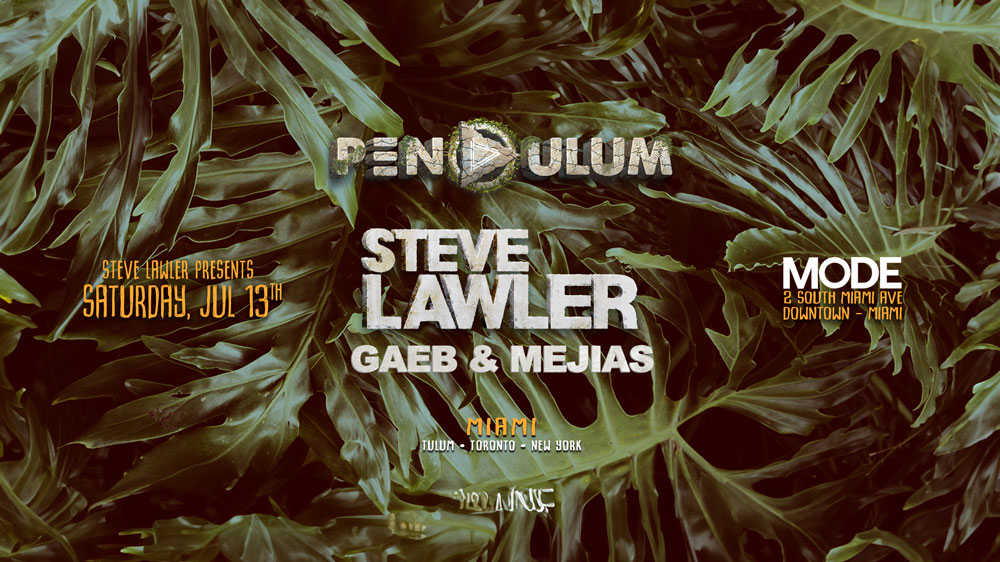 Steve Lawler presents Pendulum
