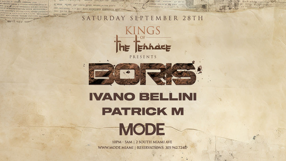 BORIS by Kings of The Terrace