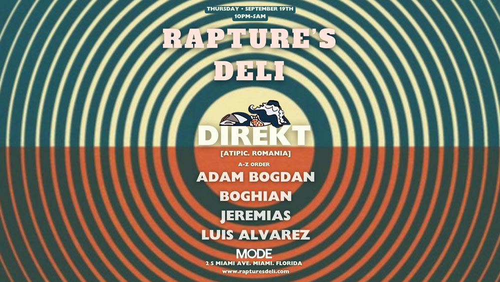 Rapture's Deli presents DIREKT